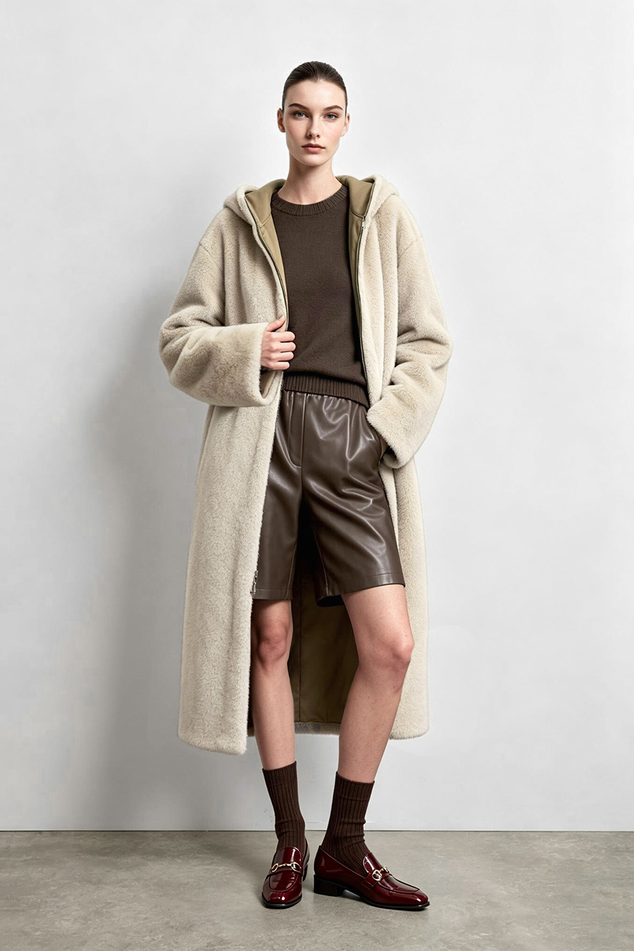 Reversible Eco Fur|AMII