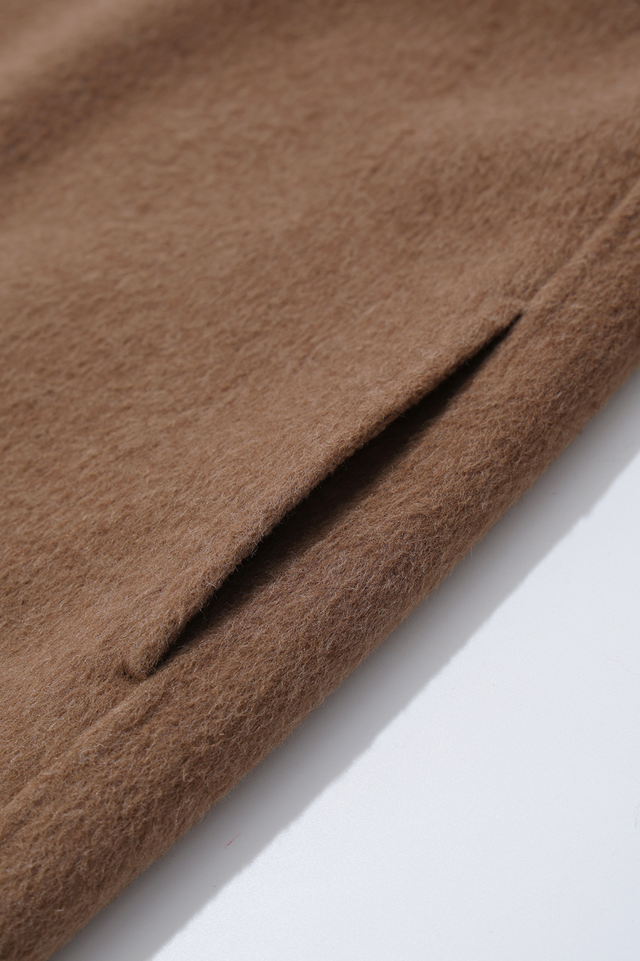 Crew Neck Double-Faced Wool Dress|AMII
