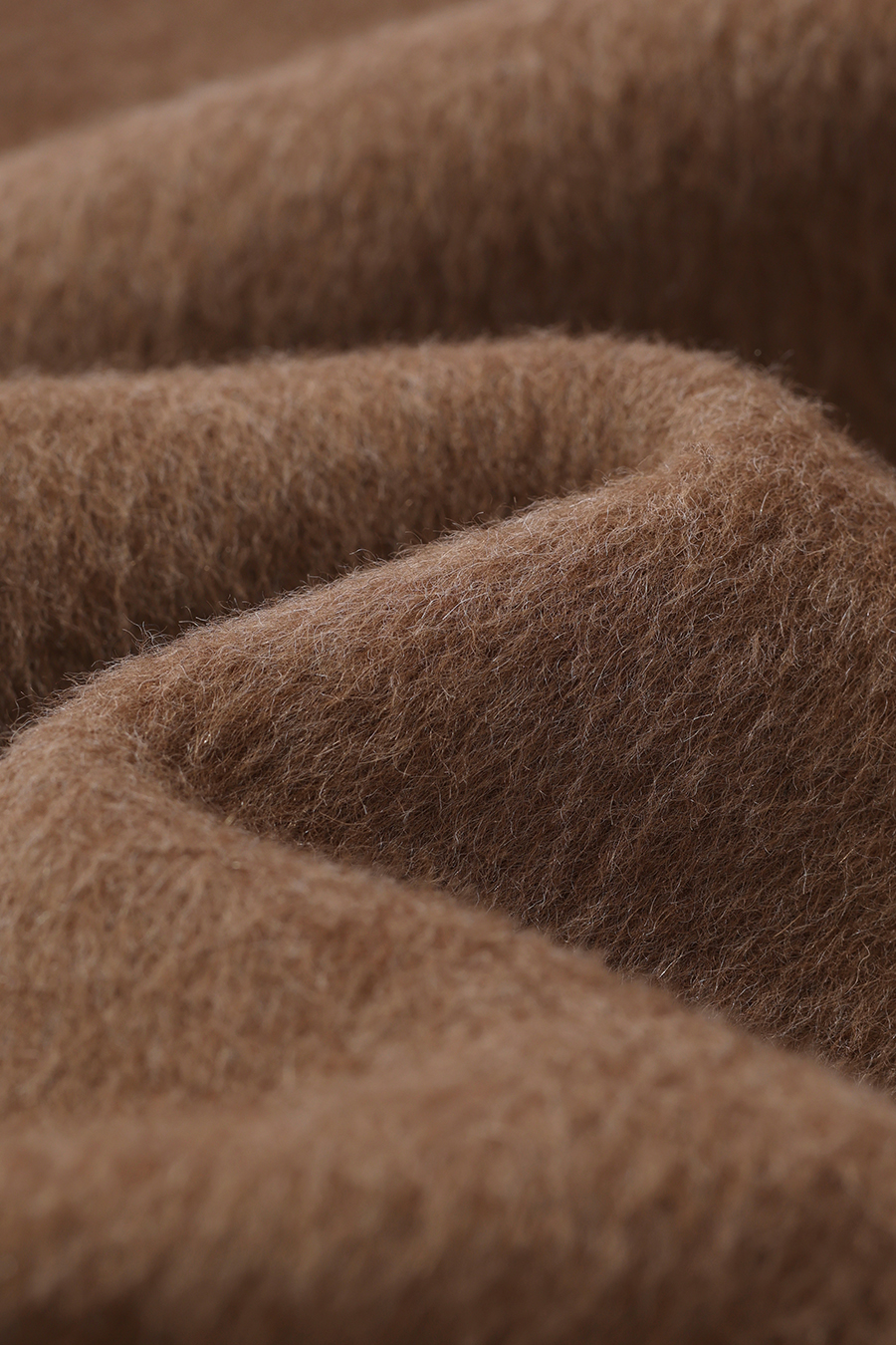 Crew Neck Double-Faced Wool Dress|AMII