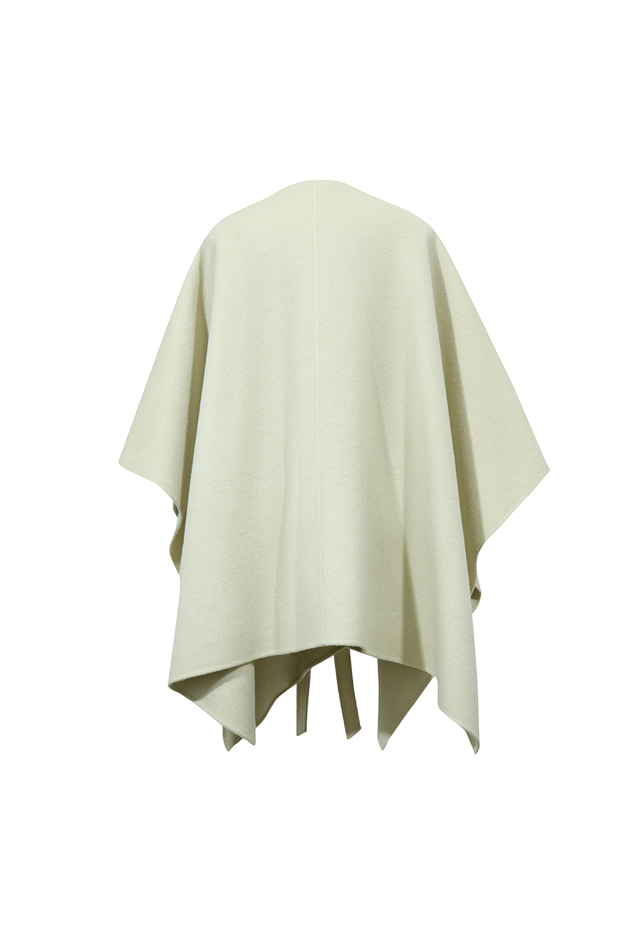 V-Neck All-Wool Double-Faced Coat|AMII