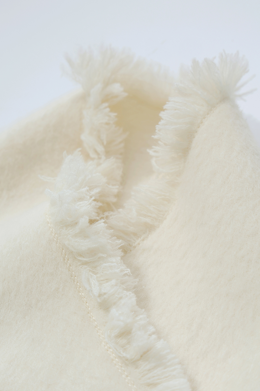 Yak Down & Wool Double-Faced Fabric|AMII