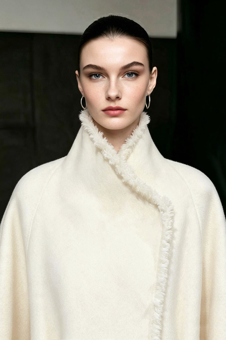 Yak Down & Wool Double-Faced Fabric|AMII