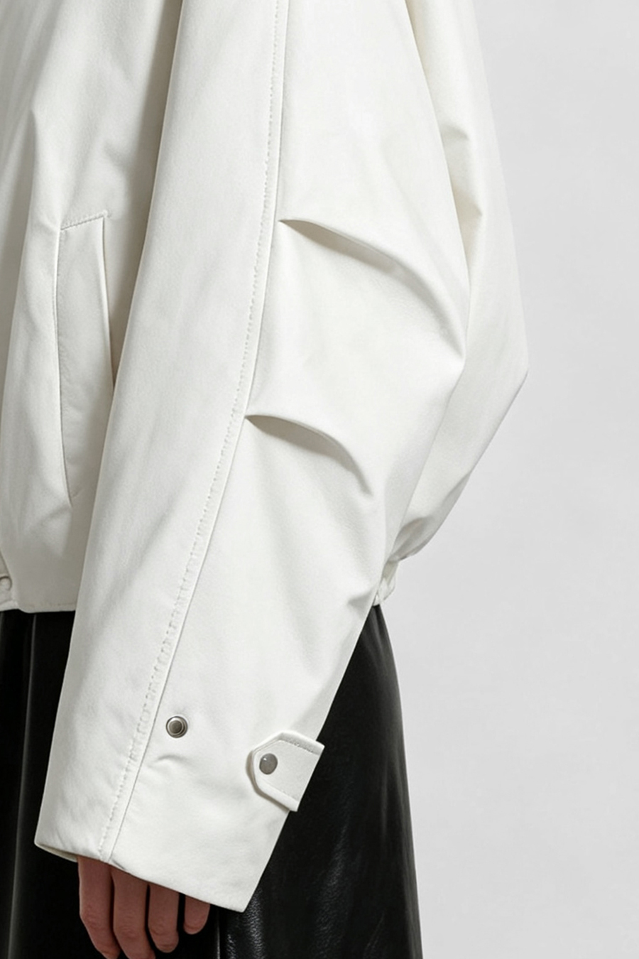 Wool Collar Belted Down Jacket|AMII