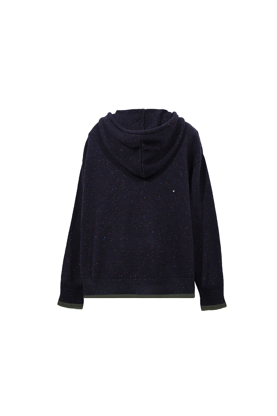 Confetti Yarn Hooded Sweater|AMII