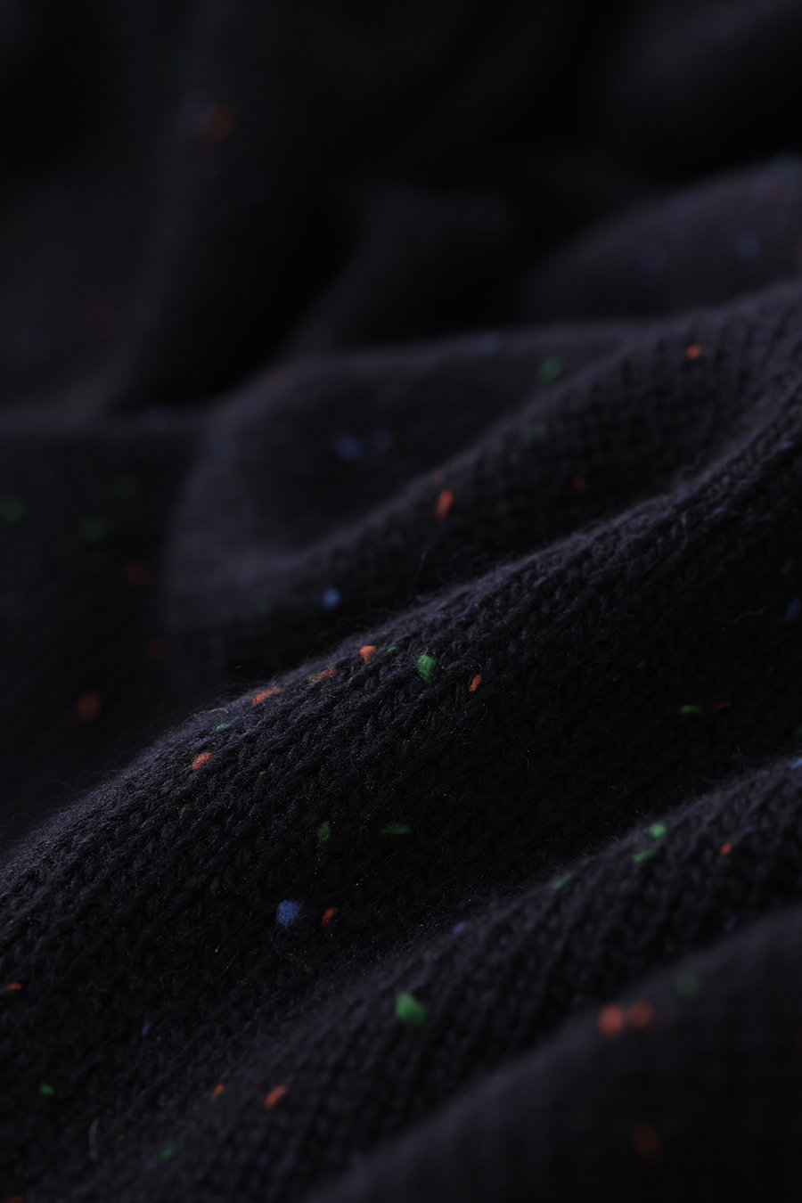 Confetti Yarn Hooded Sweater|AMII
