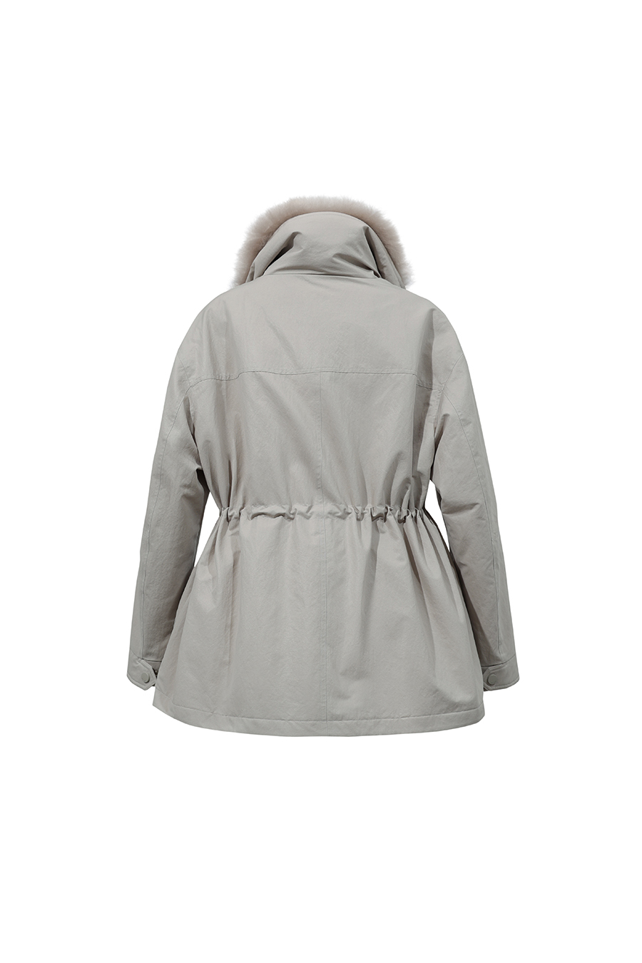 Raccoon Fur Collar Down Jacket|AMII