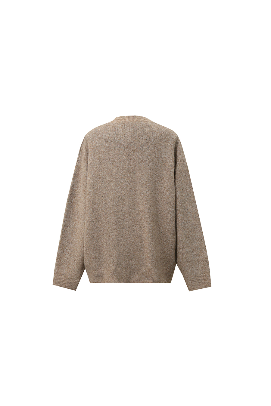 Bow-Embellished Jacquard Sweater|AMII