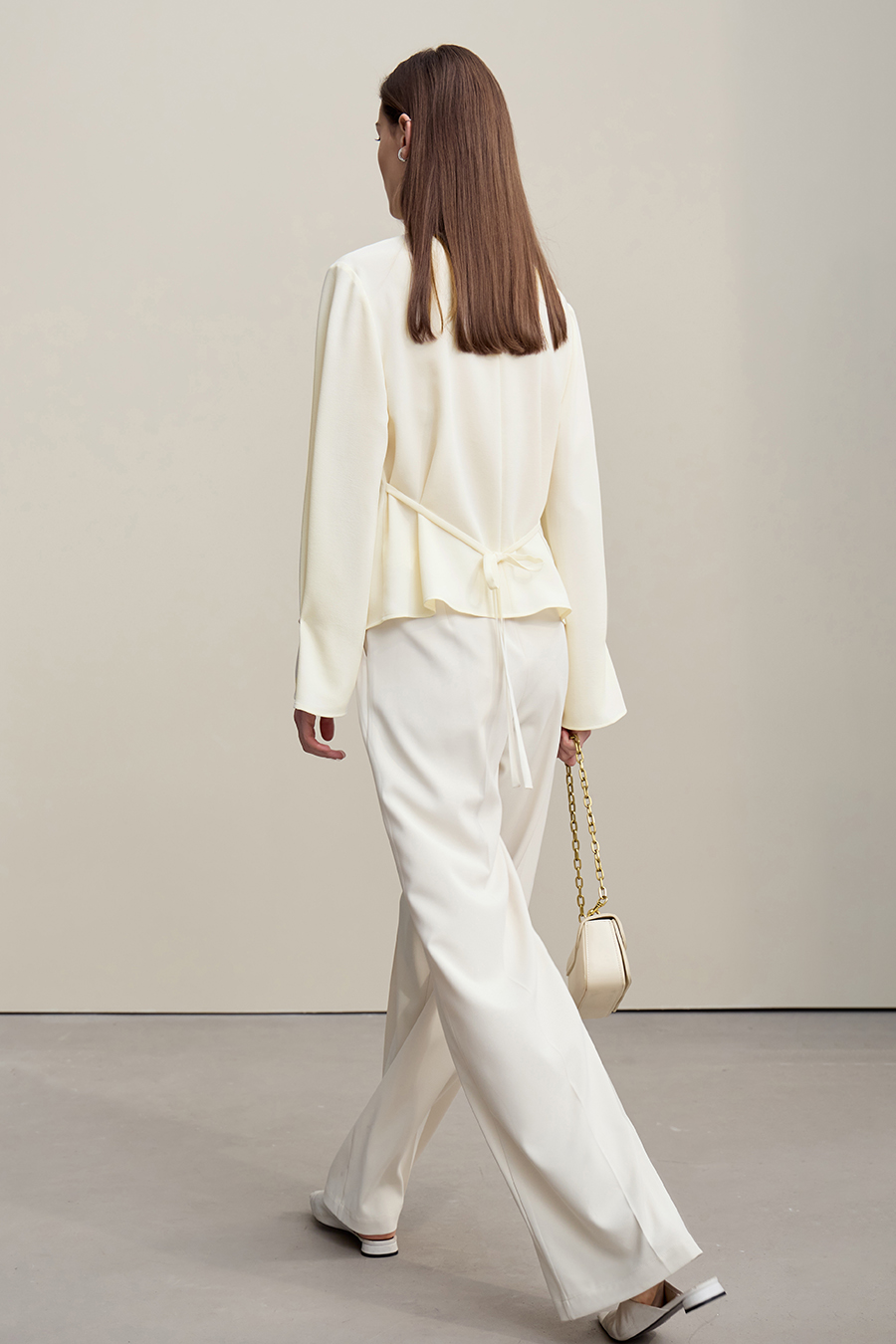 Crew Neck Lace Patchwork Chiffon Blouse|AMII-AMII.com