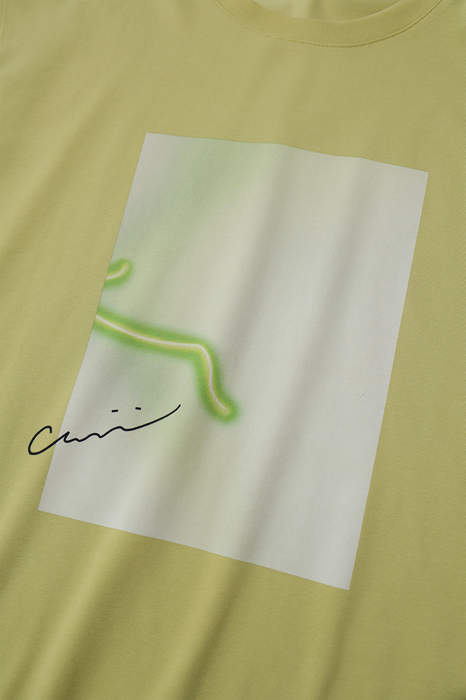 Abstract Print Round Neck T-Shirt|AMII