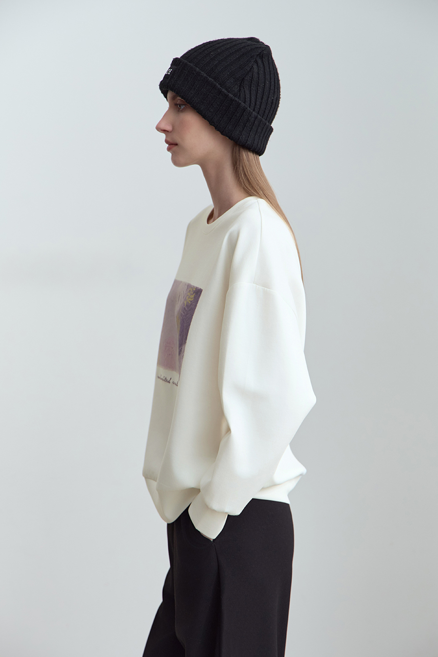 Printed Air Layer Sweatshirt|AMII-AMII.com
