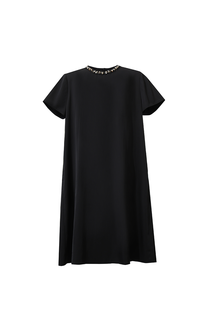 Tweed Style Short Sleeve Dress