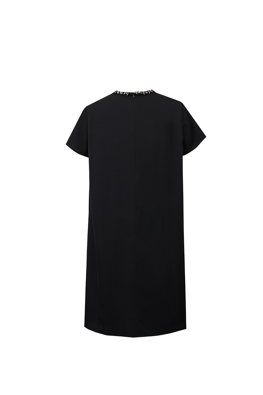 Tweed Style Short Sleeve Dress