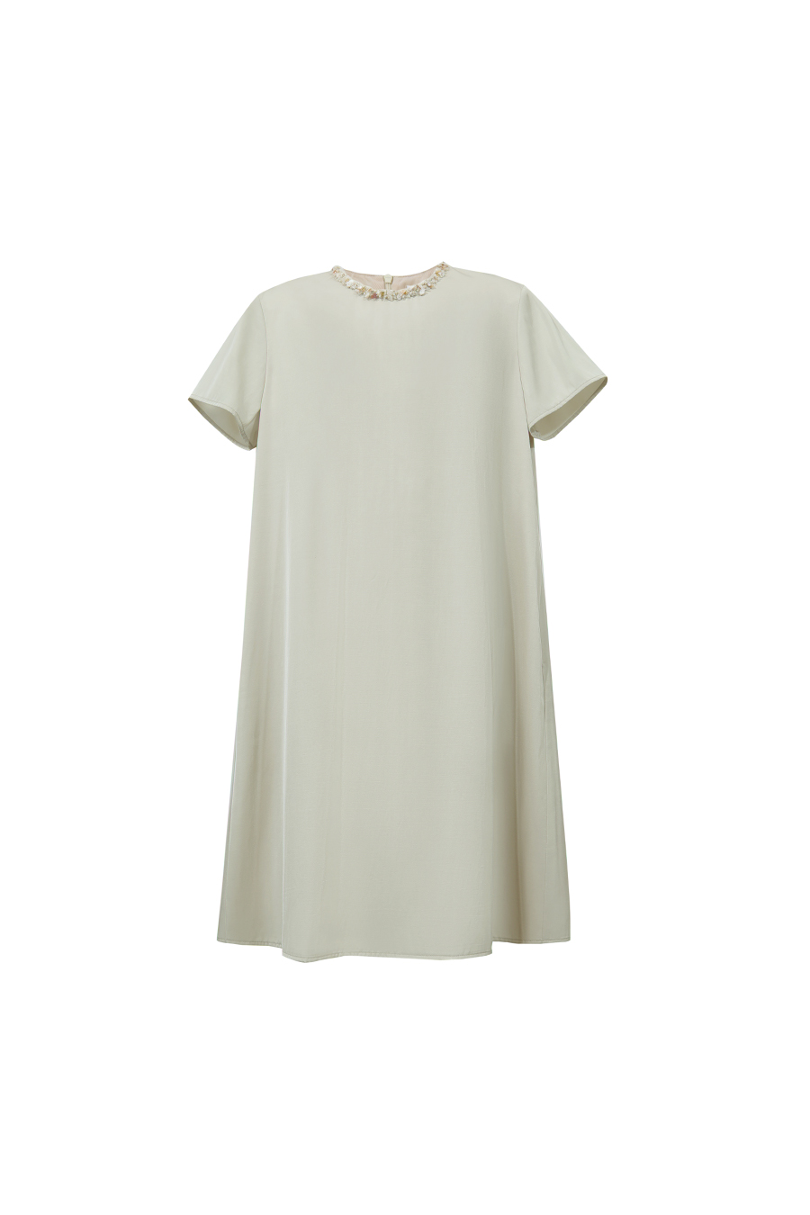 Tweed Style Short Sleeve Dress