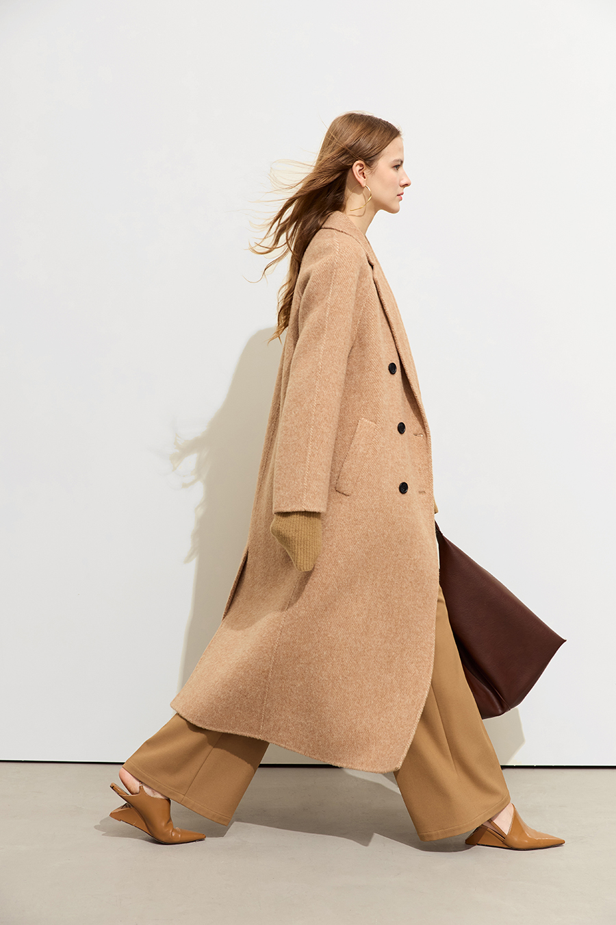 Alpaca Wool Double - faced Fabric|AMII-AMII.com