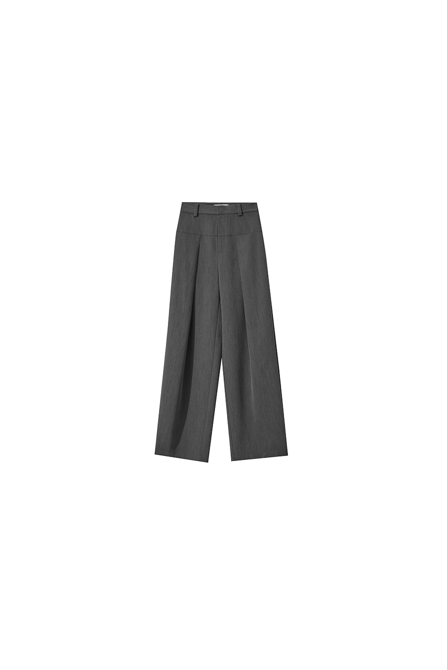 Wide Leg Pleated Casual Pants