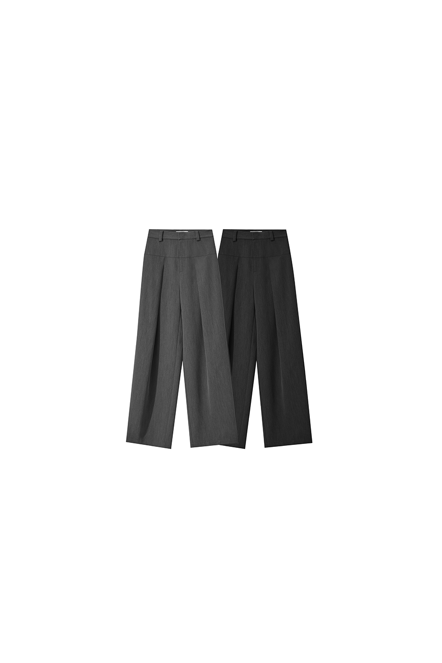 Wide Leg Pleated Casual Pants