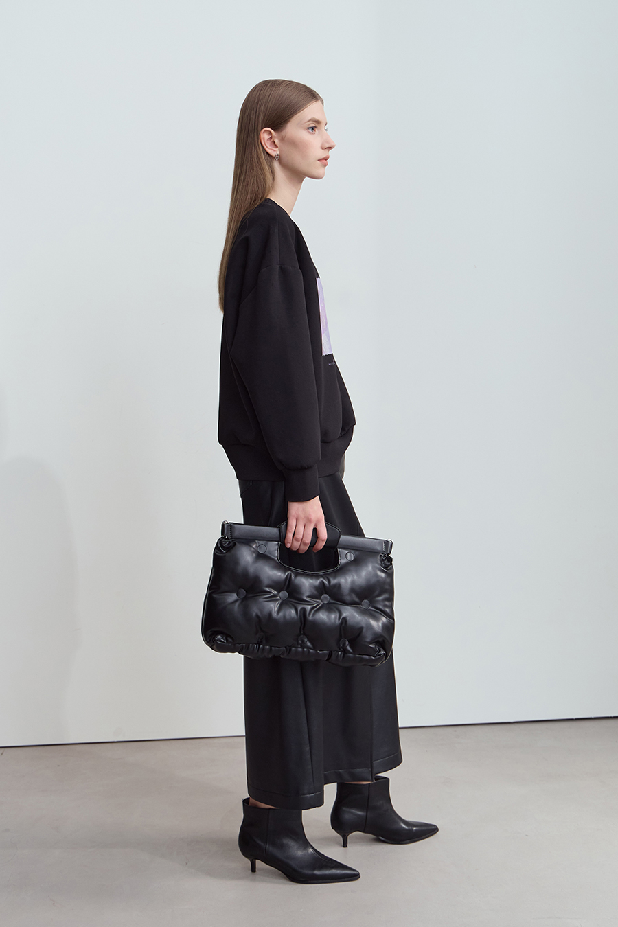 Printed Air Layer Sweatshirt|AMII-AMII.com