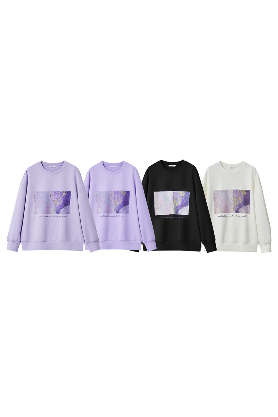 Printed Air Layer Sweatshirt|AMII-AMII.com