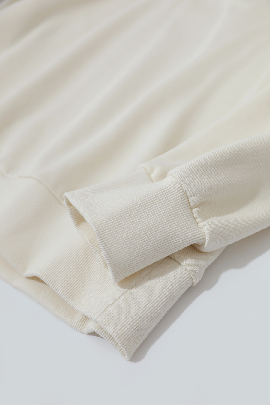 Letter & Heart Embroidered Sweatshirt