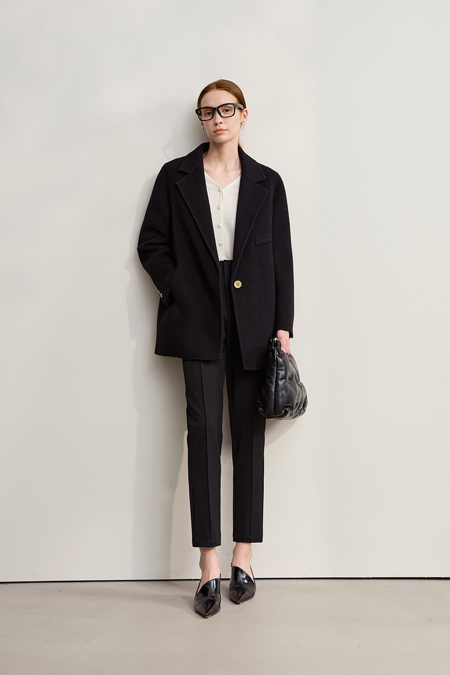 Slit All - Wool Double - faced Fabric|AMII-AMII.com