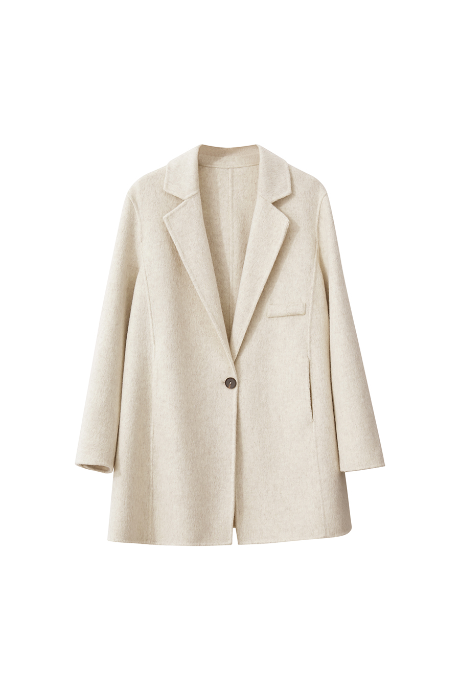 Slit All - Wool Double - faced Fabric|AMII-AMII.com