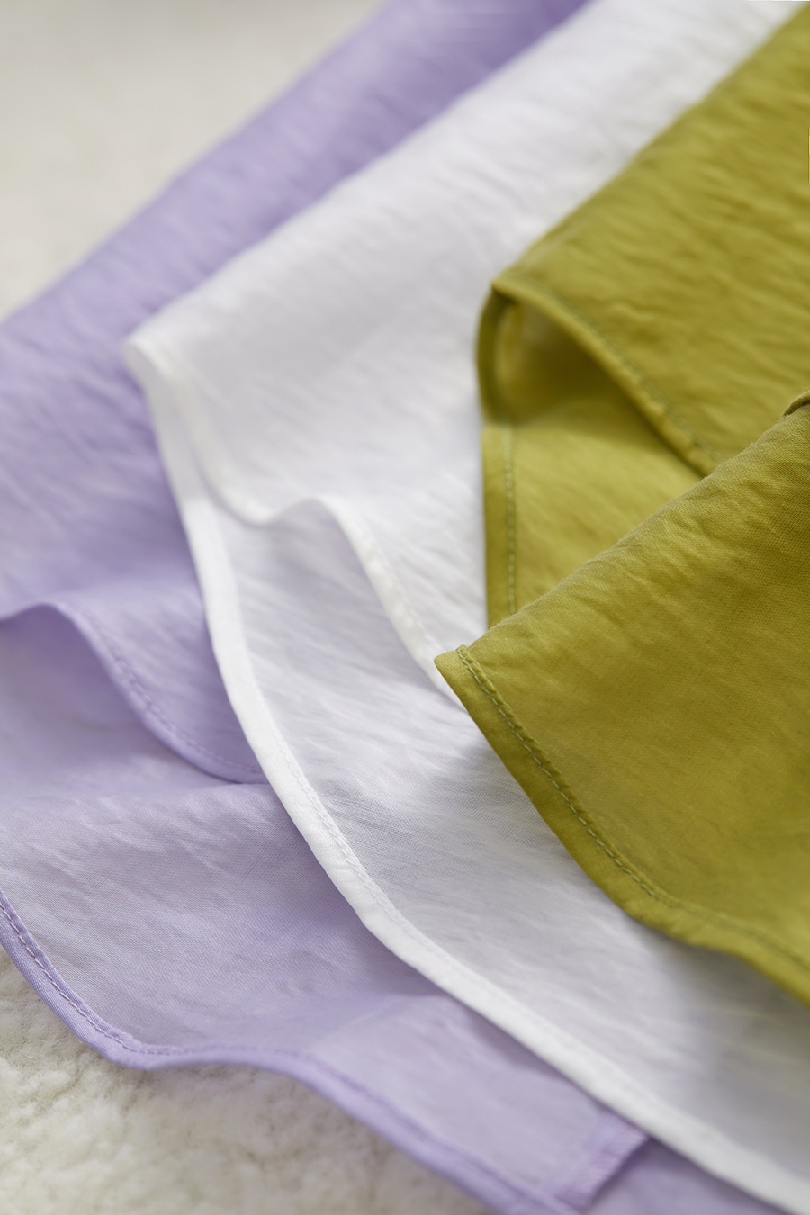 Lapel Drop Shoulder Lantern Sleeve Shirt|AMII-AMII.com