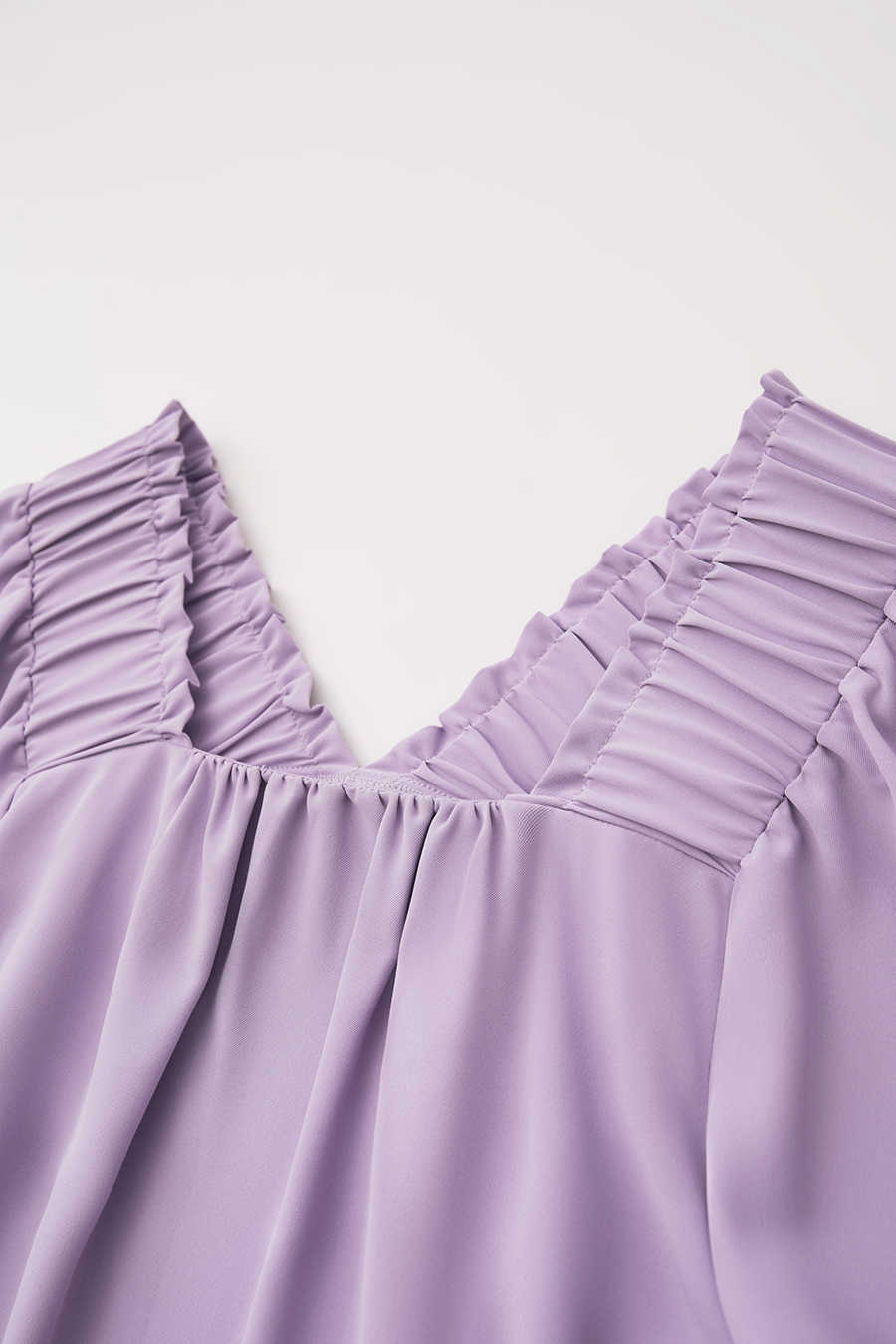 Loose Square Neck Chiffon Blouse