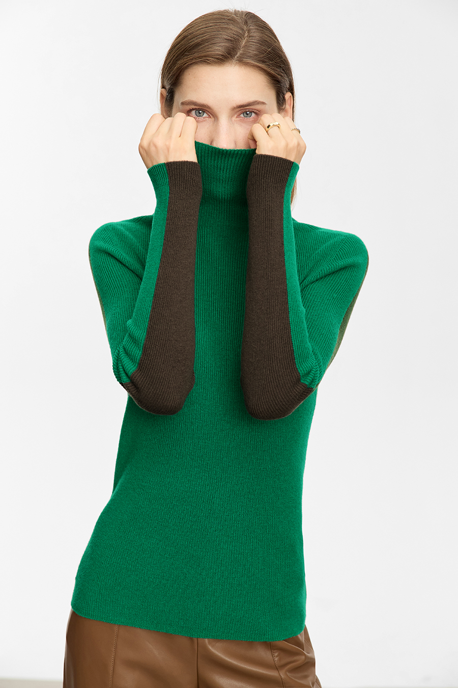 Reversible Wool Sweater|AMII-AMII.com