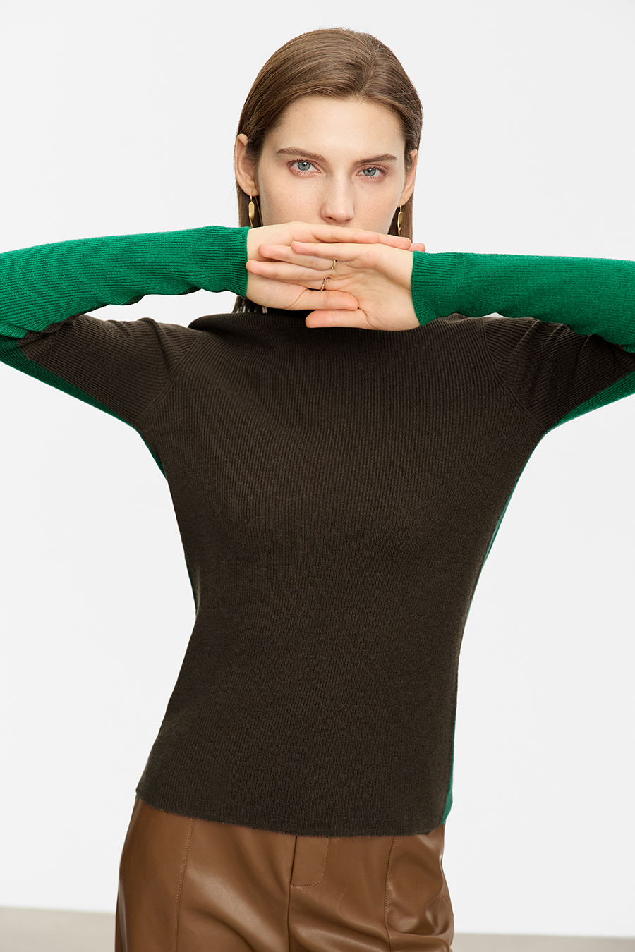 Reversible Wool Sweater|AMII-AMII.com