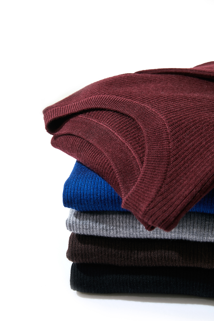 Slim Small Crew Neck Wool Sweater|AMII-AMII.com