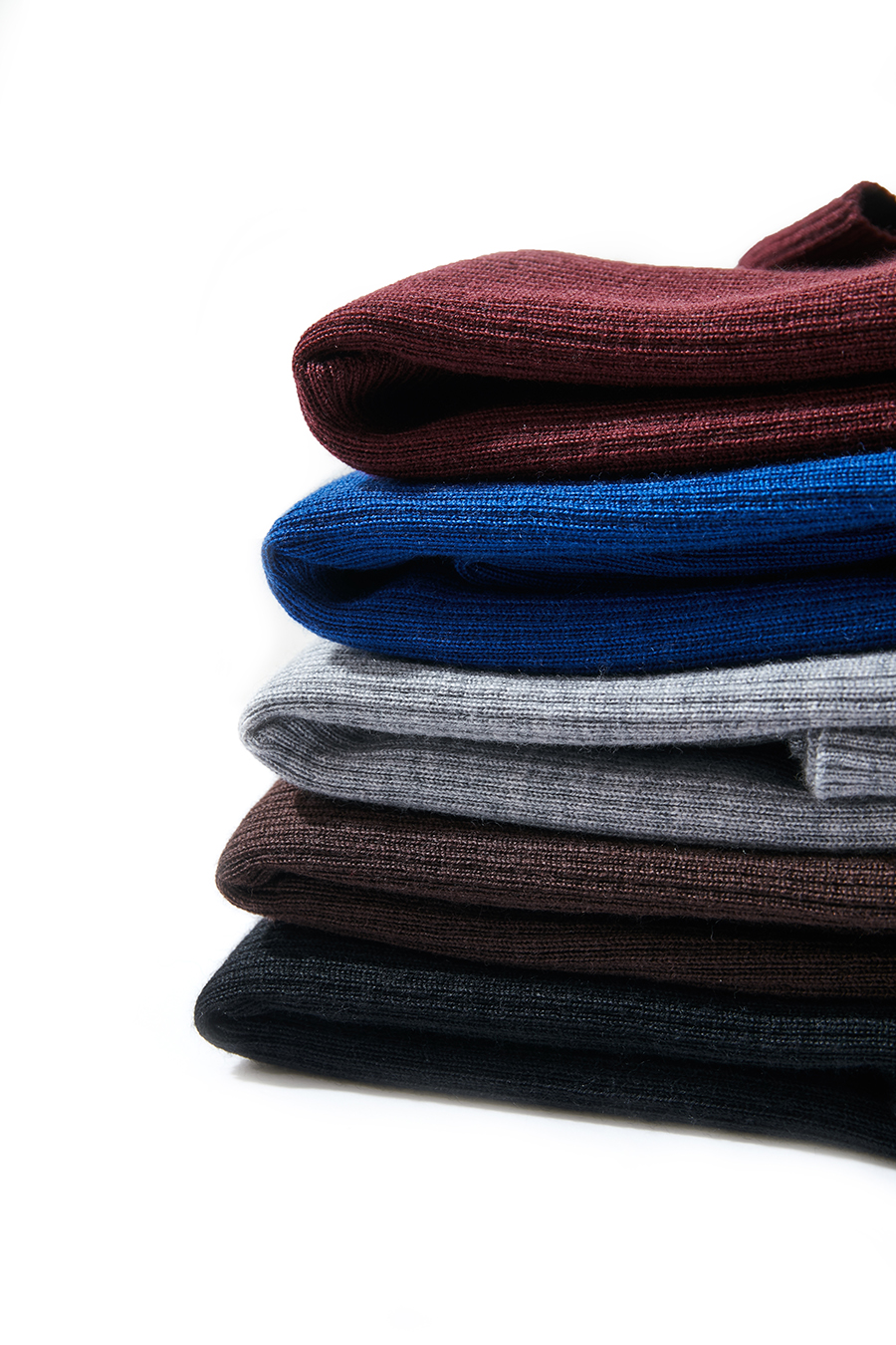 Slim Small Crew Neck Wool Sweater|AMII-AMII.com