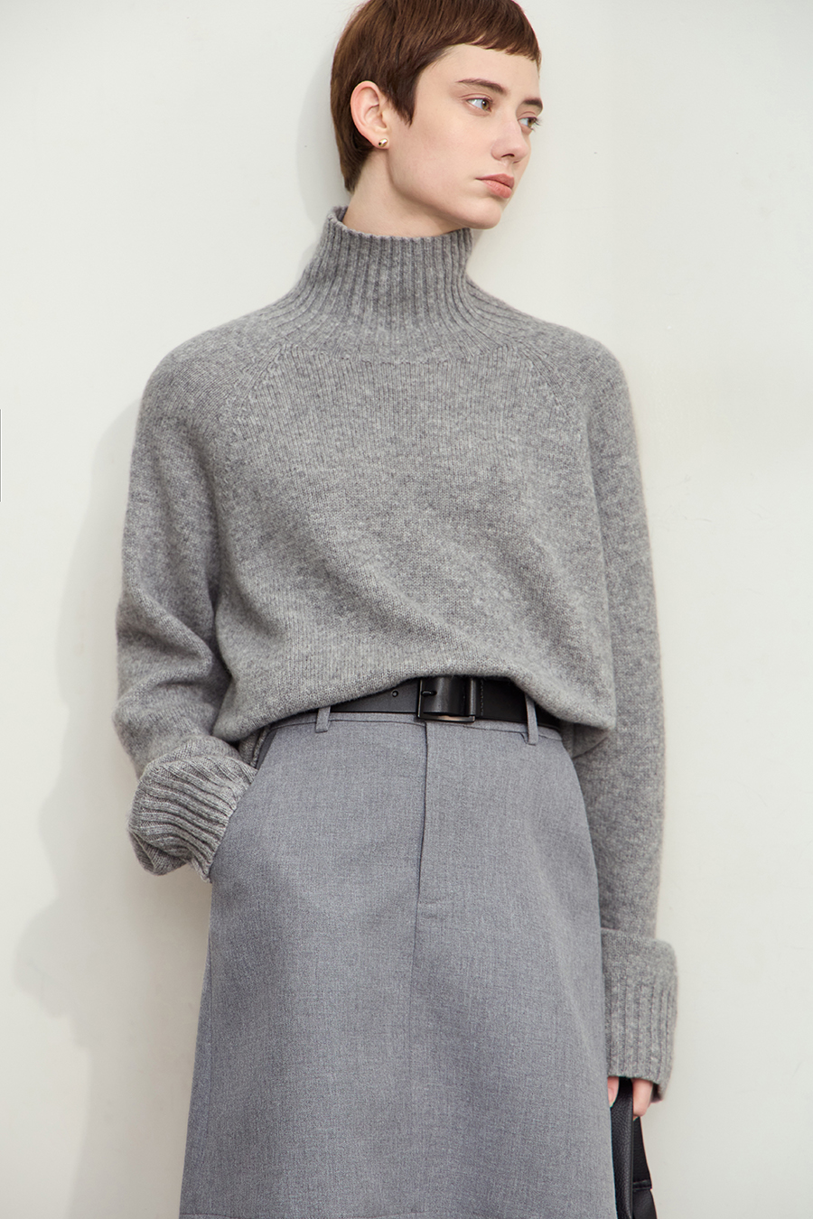 Seamless All-Wool Sweater|AMII-AMII.com