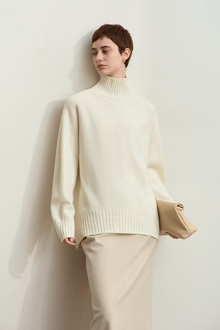 Seamless All-Wool Sweater|AMII-AMII.com