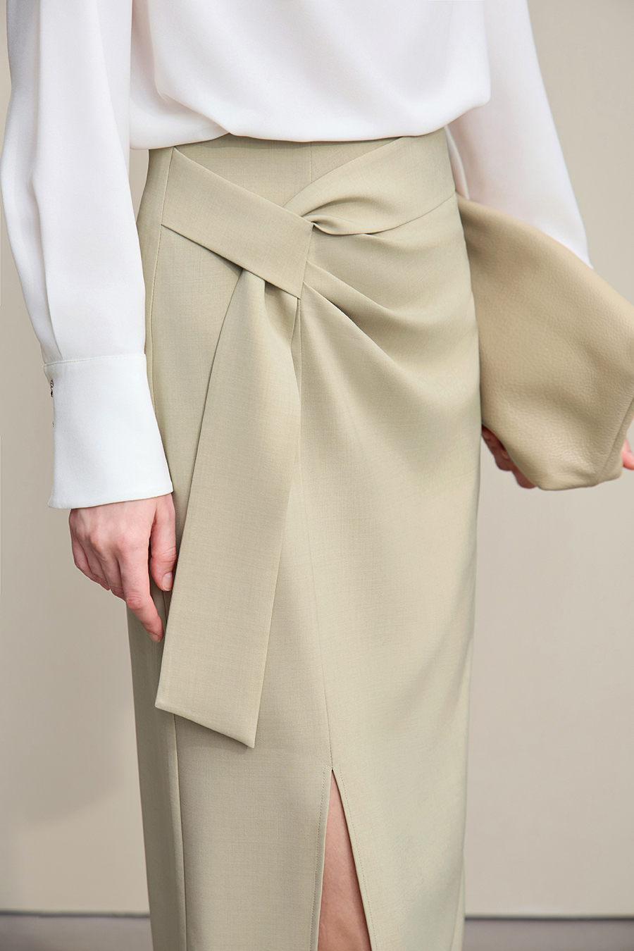 Slit Pencil Skirt|AMII-AMII.com