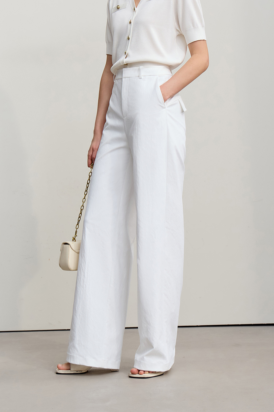 Versatile Wide-Leg Casual Pants|AMII-AMII.com