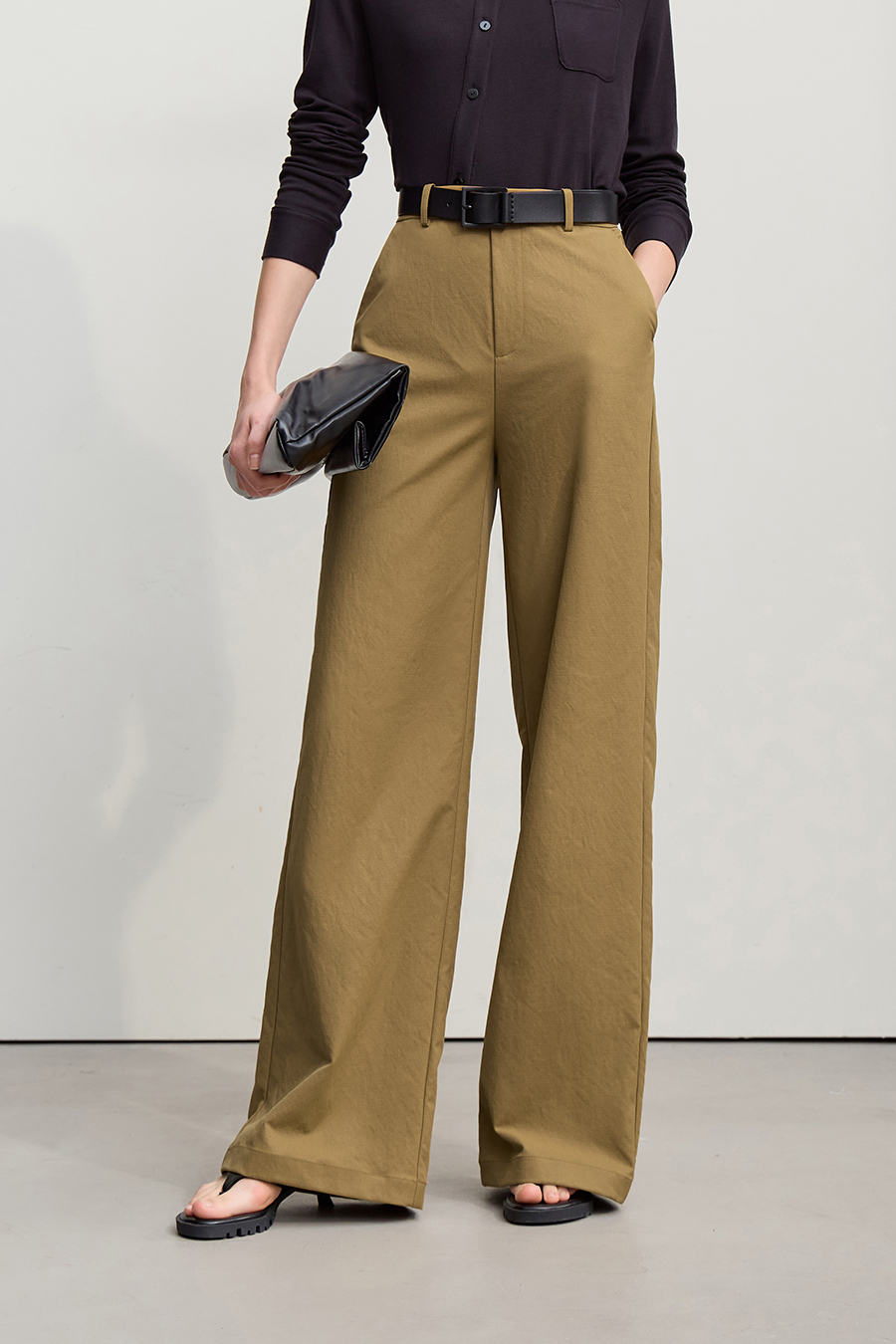 Versatile Wide-Leg Casual Pants|AMII-AMII.com