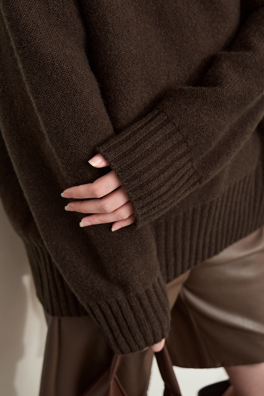 Seamless All-Wool Sweater|AMII-AMII.com