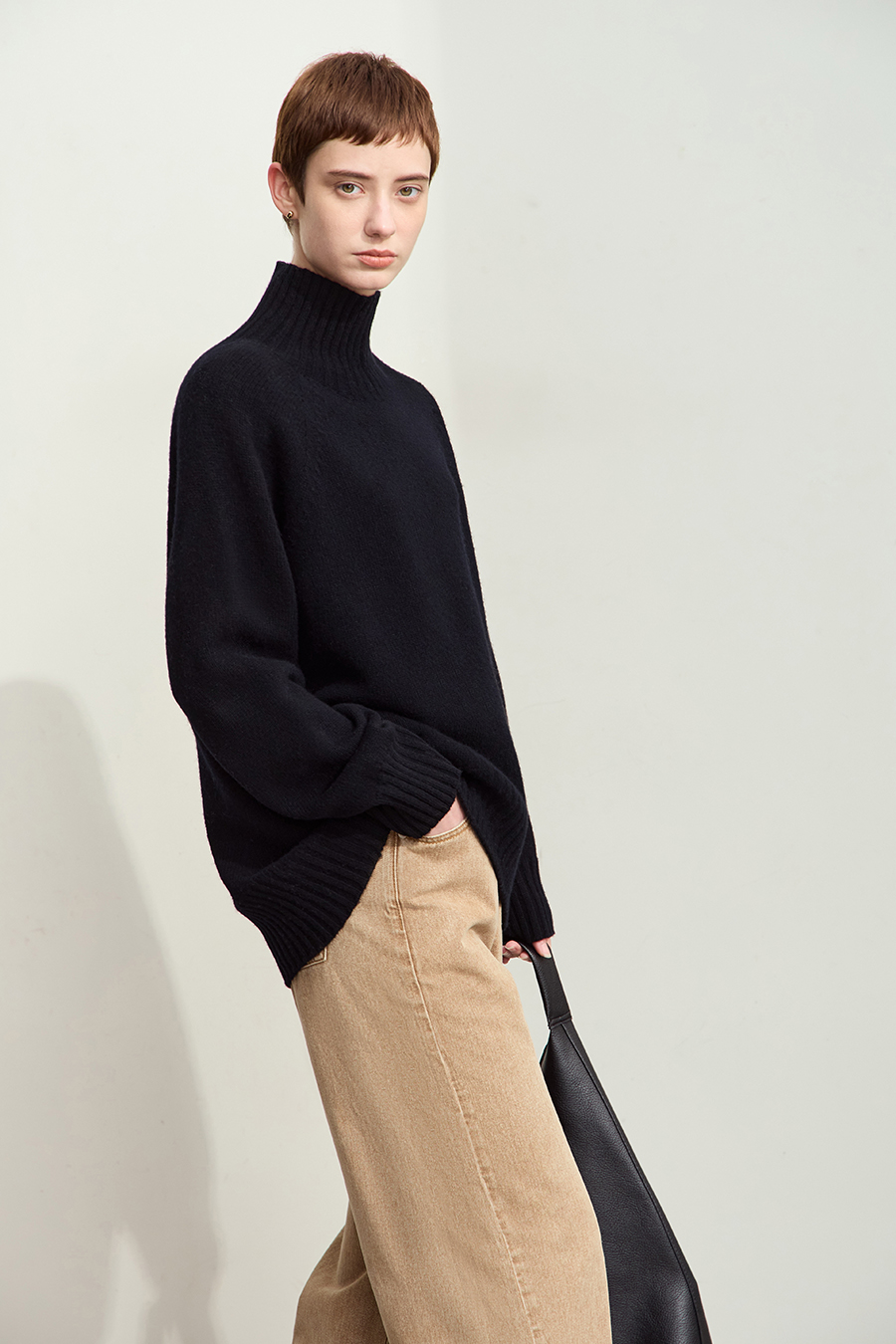 Seamless All-Wool Sweater|AMII-AMII.com