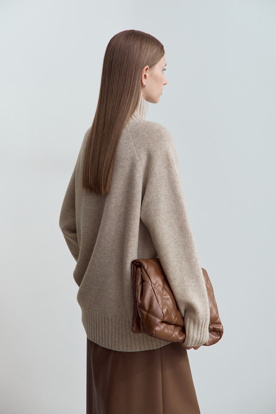 Seamless All-Wool Sweater|AMII-AMII.com