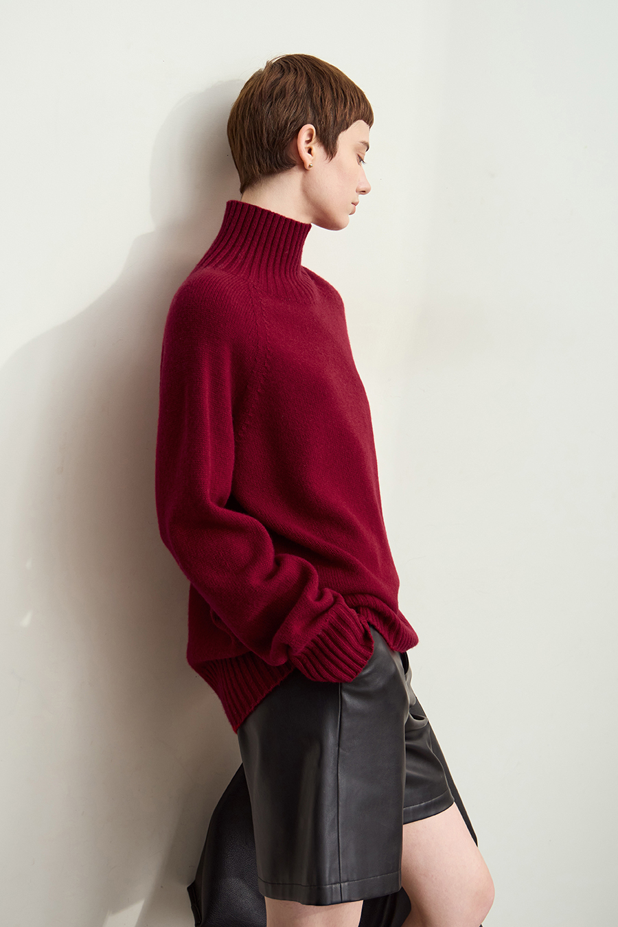 Seamless All-Wool Sweater|AMII-AMII.com
