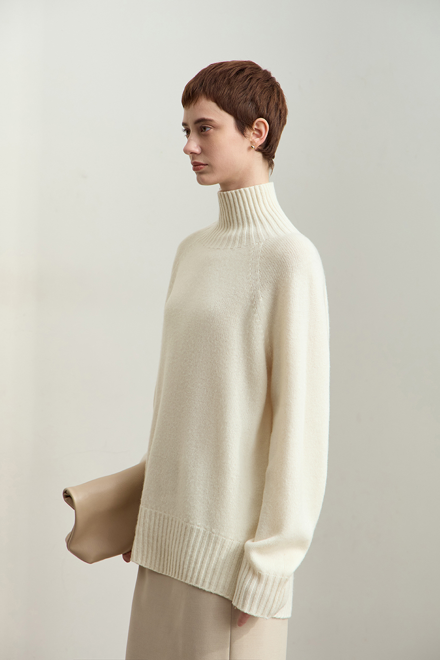 Seamless All-Wool Sweater|AMII-AMII.com