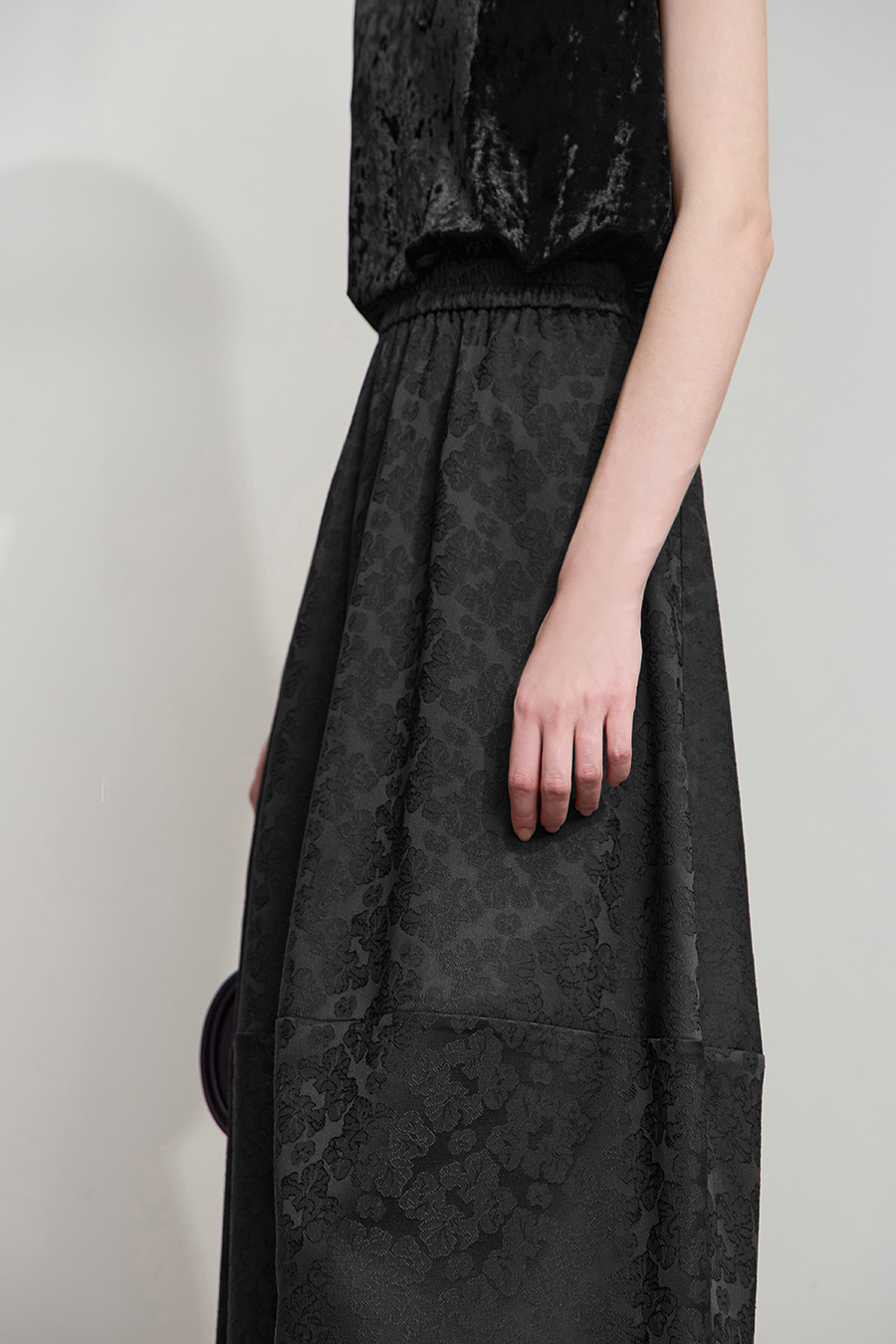 Heavy Jacquard Skirt|AMII-AMII.com