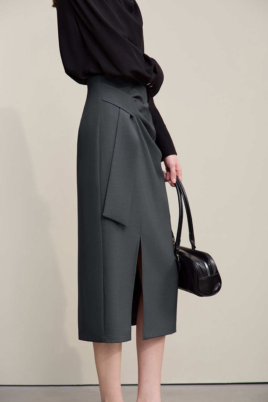 Slit Pencil Skirt|AMII-AMII.com