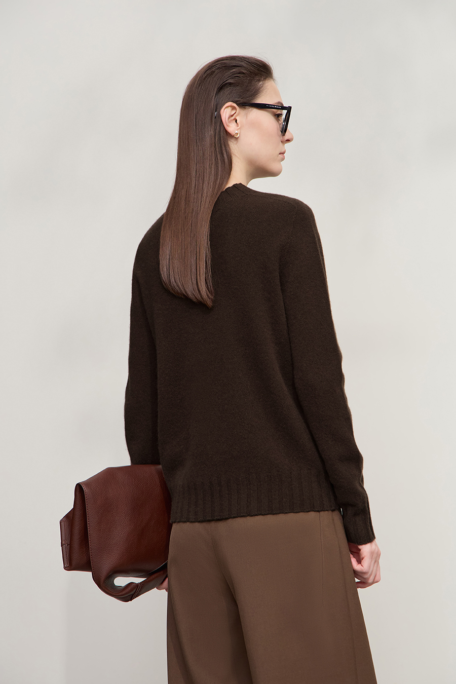 All - Wool Mock Neck Sweater|AMII-AMII.com