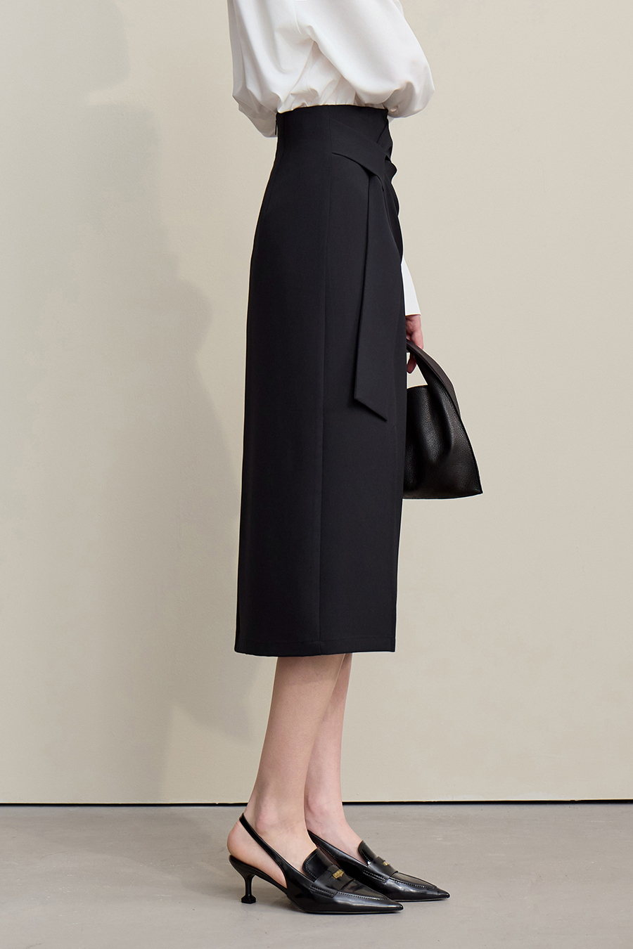 Slit Pencil Skirt|AMII-AMII.com