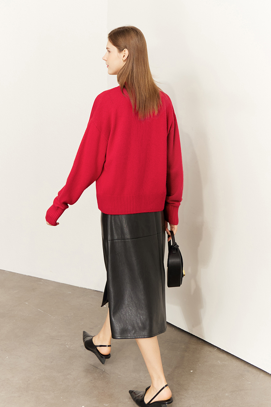 Embroidered V - Neck Knitted Cardigan|AMII-AMII.com