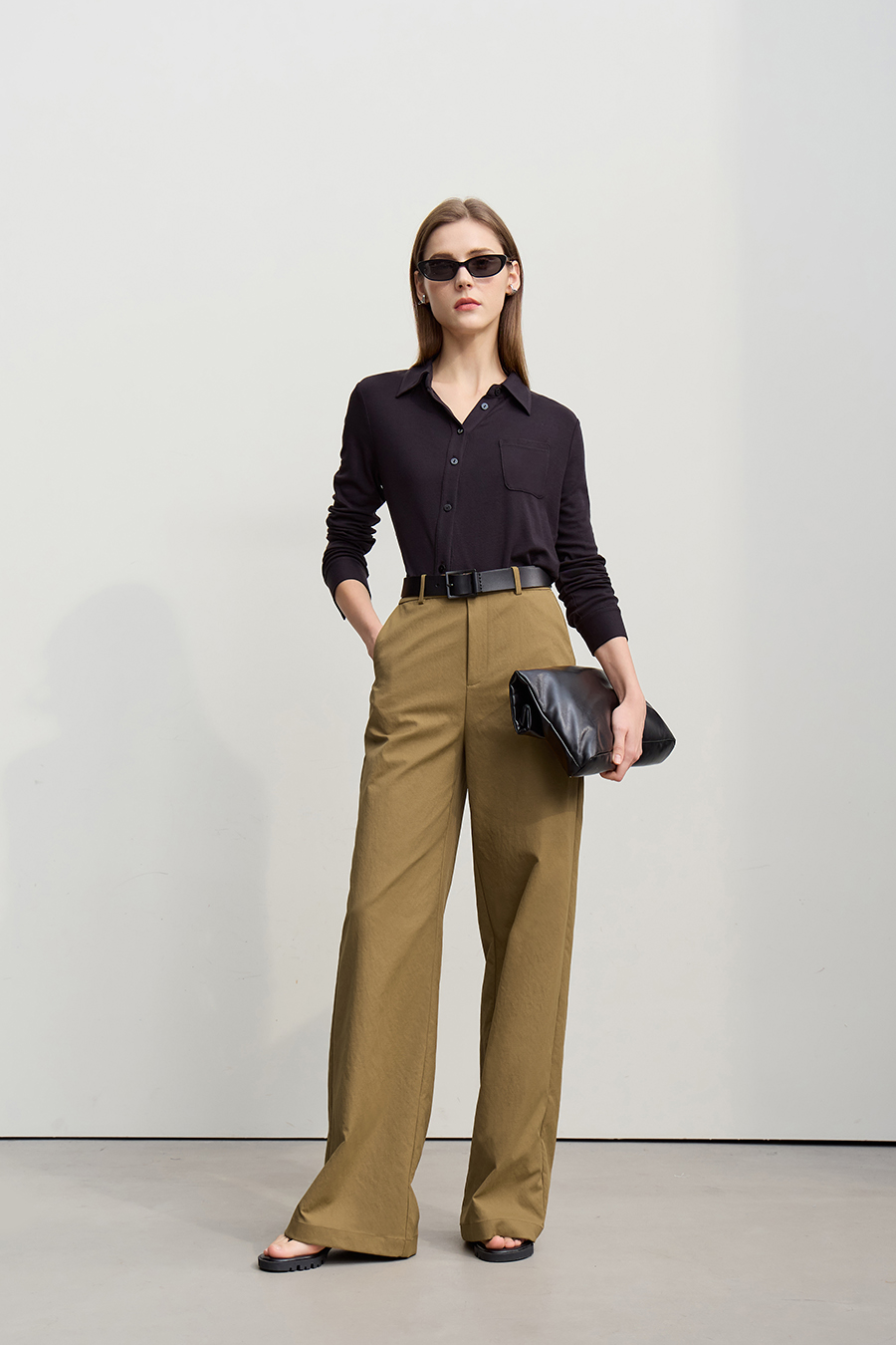 Versatile Wide-Leg Casual Pants|AMII-AMII.com