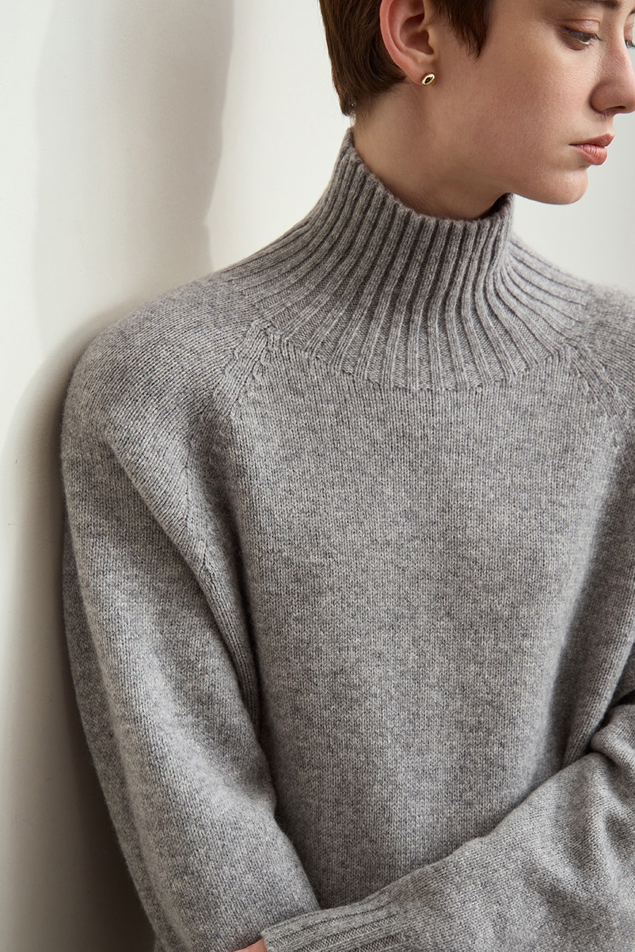 Seamless All-Wool Sweater|AMII-AMII.com