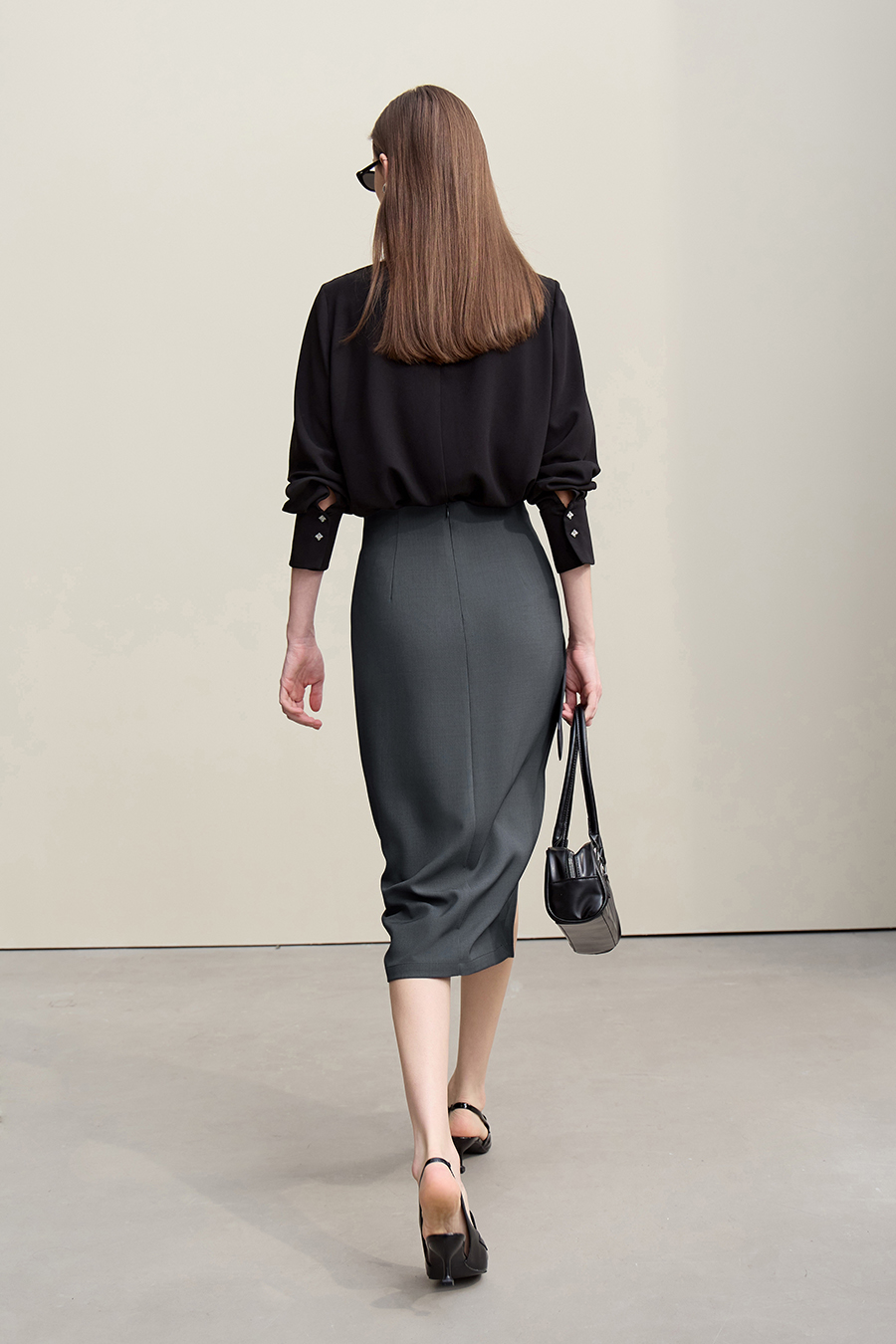 Slit Pencil Skirt|AMII-AMII.com