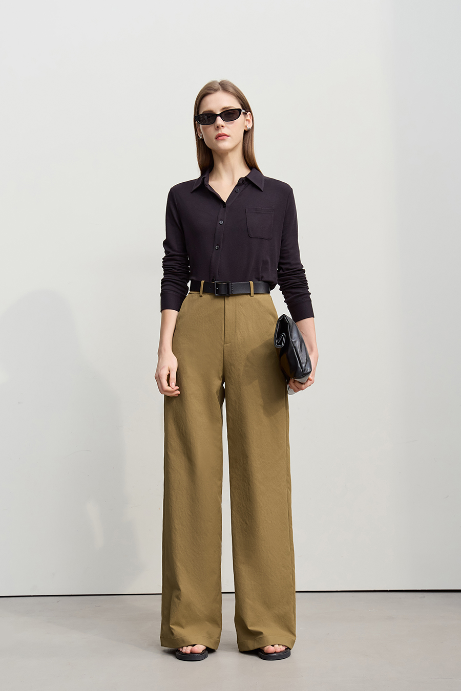 Versatile Wide-Leg Casual Pants|AMII-AMII.com